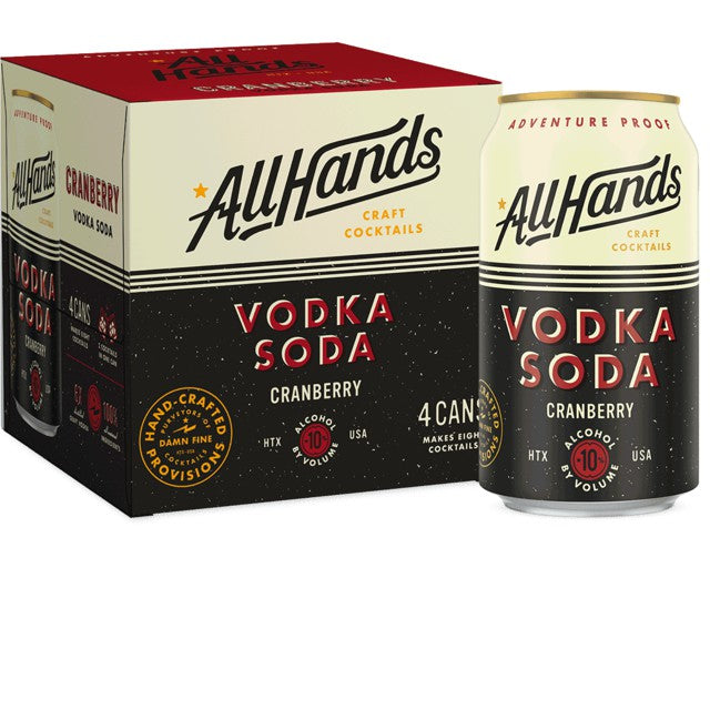 All Hands Vodka Soda Cranberry All Hands Cocktails